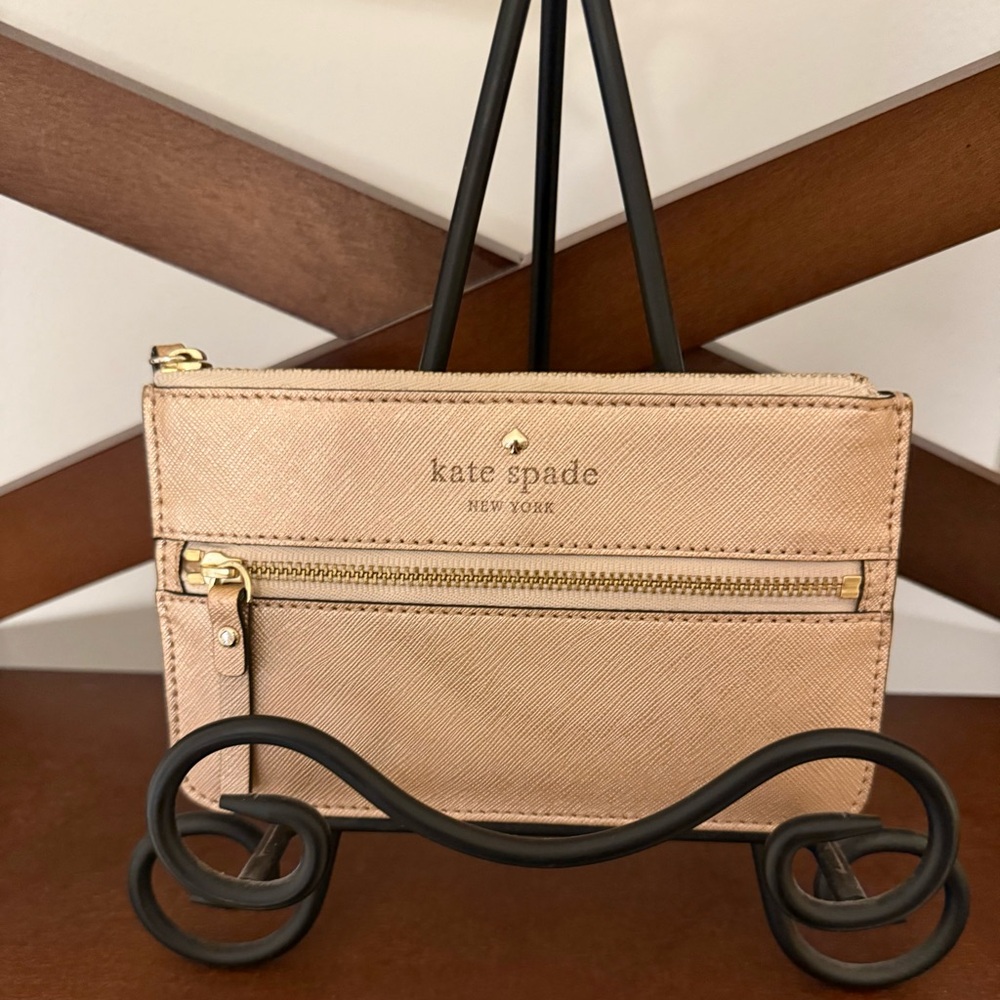 Kate Spade Light Pink Leather Wristlet